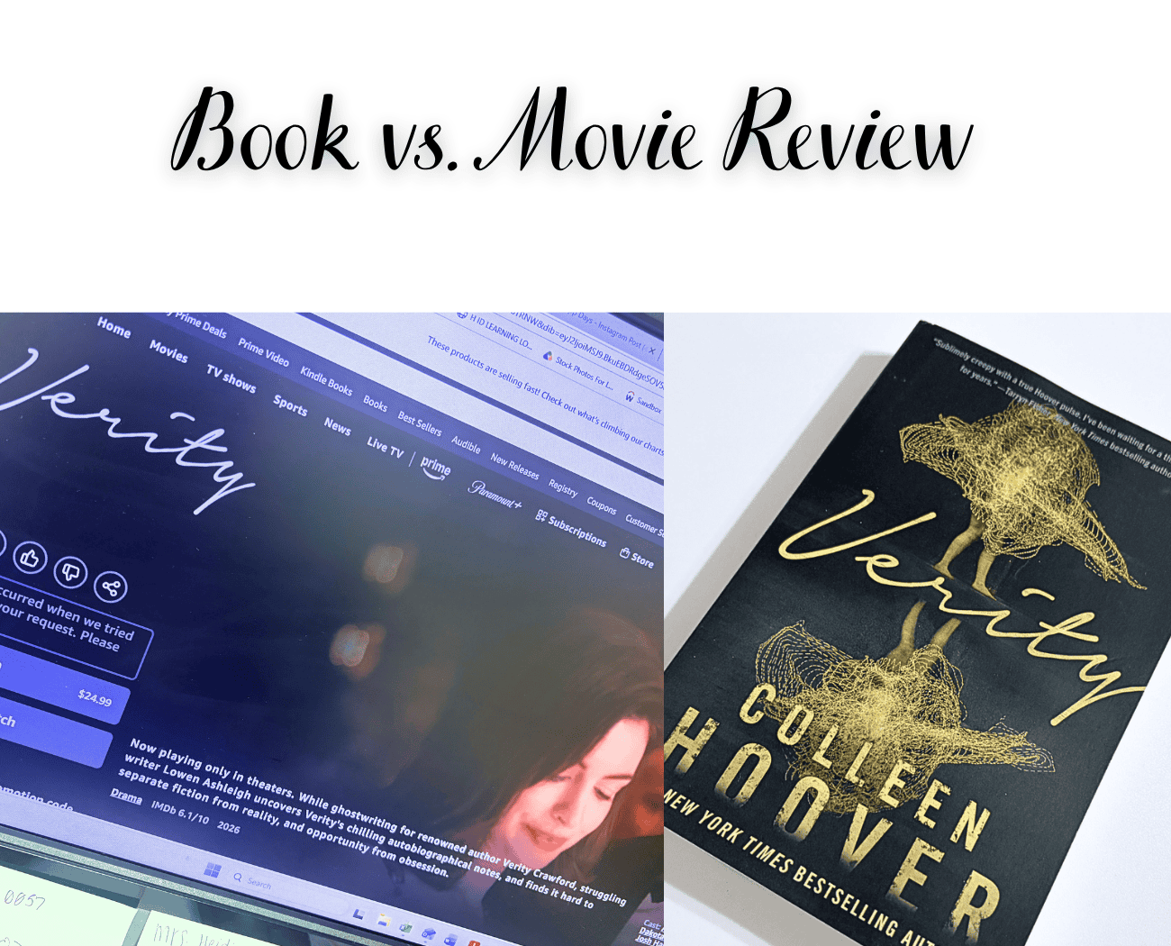 Book vs. Movie Review: Verity